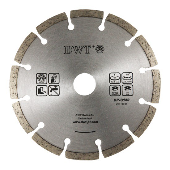 DWT diamantový segmentovaný kotouč 115 mm (abrazivní materiály)