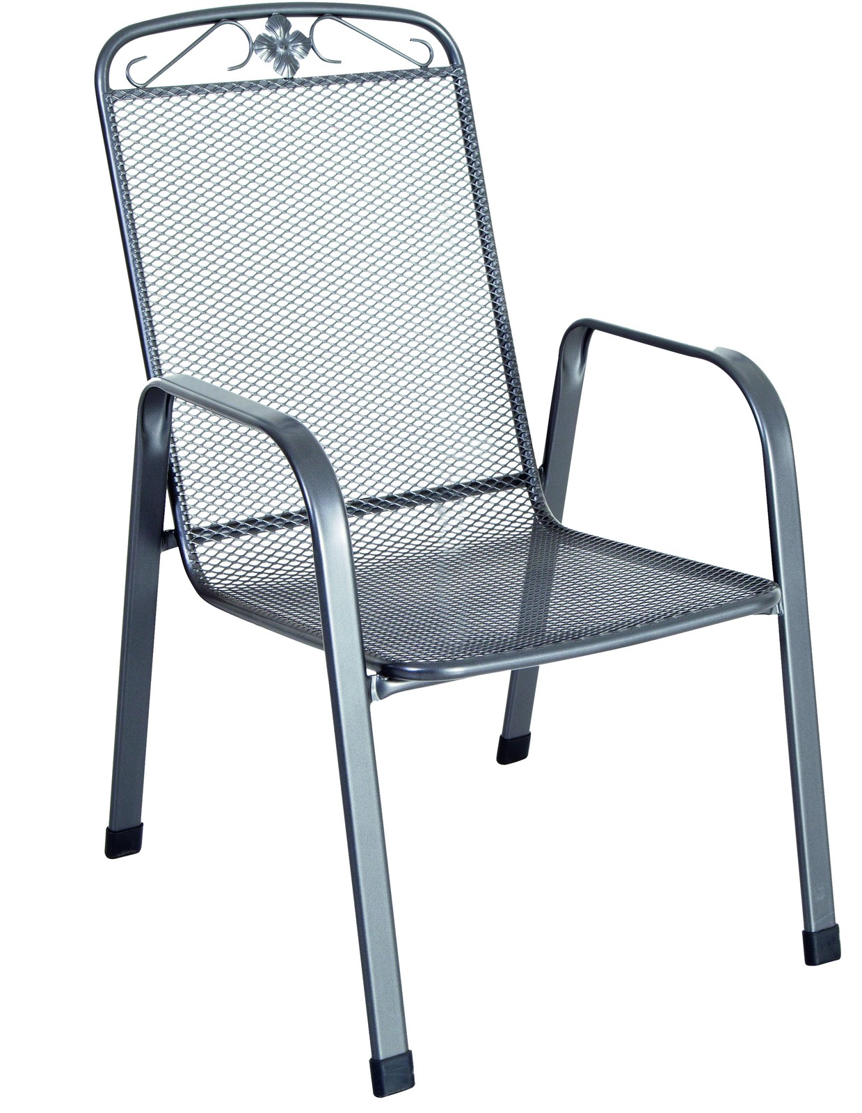 MWH Savoy - stohovatelná židle z tahokovu, tmavě šedá 75 x 57 x 93 cm