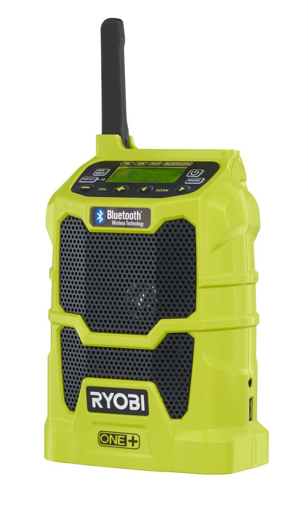 Ryobi R18R-0 - aku rádio s bluetooth ONE+ (bez baterie a nabíječky)