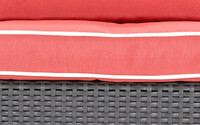 DOMINGO RED DeLuxe - zahradní nábytek, umělý ratan