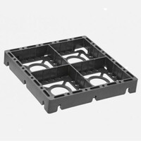 Drenážní dlažba ECORASTER® Bloxx – černá, 33 x 33 x 5cm