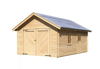 Dřevěná garáž KARIBU 43545 40 mm natur LG1887