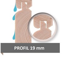 Dřevěný domek KARIBU ASKOLA 4 + přístavek 240 cm (92070) terragrau LG1719