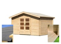 Dřevěný domek KARIBU BAYREUTH 5 (14525) SET LG2097