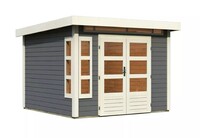 Dřevěný domek KARIBU KASTORF 6 (31533) terragrau LG3574