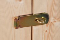 Dřevěný domek KARIBU MERSEBURG 4 + přístavek 166 cm (68765) natur LG1751
