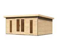 Dřevěný domek KARIBU RADEBURG 4 (31479) natur LG3949