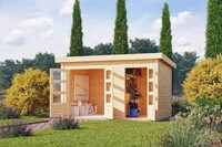 Dřevěný domek KARIBU SCHONBUCH 1 (78649) natur LG3602