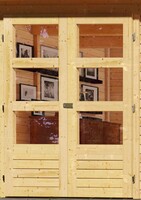 Dřevěný domek KARIBU STOCKACH 3 (82979) terragrau LG1716