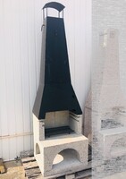 Eneko Chalupář zahradní krb s douzovacím komínem