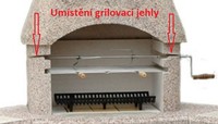 Eneko Exklusiv zahradní krb s udírnou - rohová 1/2 sestava - levý stůl