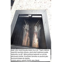 Eneko Exklusiv zahradní krb s udírnou - rohová 1/2 sestava - pravý stůl