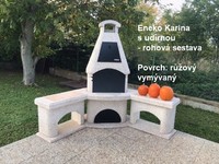 Eneko Karina zahradní krb - rohová sestava