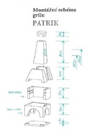 Eneko Patrik zahradní krb s douzovacím komínem