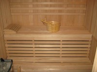 Finská sauna HealthLand DeLuxe HR4045, komplet