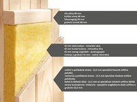 Finská sauna KARIBU FIONA 2 (49972)  LG4207