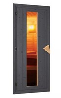 Finská sauna KARIBU HYTTI 3 (97711) terragrau LG4147