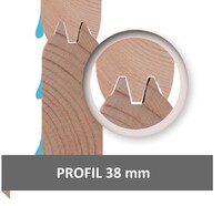 Finská sauna KARIBU NORGE (86200) natur LG4009