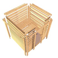 Finská sauna KARIBU TILDA (6174) LG2496