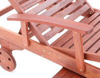 Lehátko - MERANTI SPA, tropické dřevo Meranti