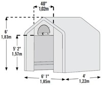 Náhradní plachta pro fóliovník 1,8x1,2 m (70208EU) LG2011