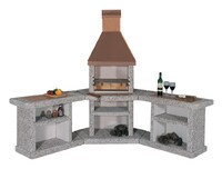 Norman Atlantik zahradní krb - maxi rohová sestava