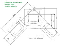 Norman Atlas zahradní krb - maxi rohová sestava