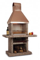 Norman Komfort zahradní krb, povrch bílý vymývaný