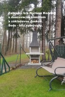 Norman Komfort zahradní krb, povrch bílý vymývaný