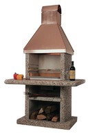 Norman Komfort zahradní krb, povrch bílý vymývaný