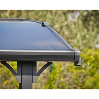 Palram - Canopia Arcadia 4300 bronz - hliníkový (montovaný) přístřešek s obloukovou střechou