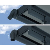 Palram - Canopia Capri 3000 antracit 3 x 3 - hliníková (montovaná) pergola