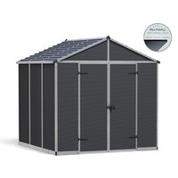 Palram - Canopia Rubicon 8' x 8' antracit - heavy duty prostorný zahradní domek