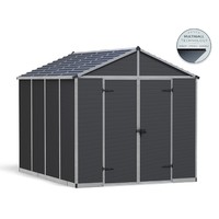 Palram - Canopia Rubicon 8' x 10' antracit - heavy duty prostorný zahradní domek