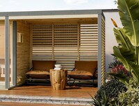 Přístavek k sauně ARES včetně lamelových stěn (34940) natur LG4621