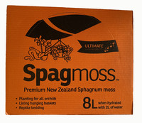 Rašeliník lisovaný Nový Zéland | Sphagnum Moss | superpremium | kostka 100 gramů = 8 litrů