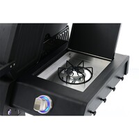 Riwall PRO RGG 41 EXL - luxusní plynový gril 17 kW se čtyřmi hořáky a bočním vařičem