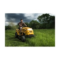 Riwall PRO RLT 92 H POWER KIT - travní traktor se zadním výhozem a hydrostatickou převodovkou + nárazník