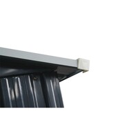 Riwall PRO RMSA 6x8 Anthracite - zahradní domek kovový 2,4 x 1,7 m se sedlovou střechou Antracit