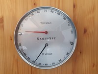 Saunový teploměr / vlhkoměr LANITPLAST 16 cm
