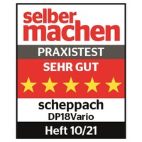 Scheppach DP 18 VARIO - stojanová vrtačka s křížovým laserem