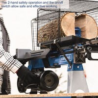 Scheppach HL 760 LS - horizontální štípač na dřevo 7t se stojanem