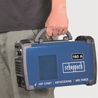Scheppach WSE1100 - svářecí invertor 160 A s příslušenstvím