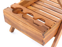 Servírovací stolek - KING, tropické dřevo Akácie