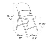 Skládací židle LIFETIME 2810 LG1024