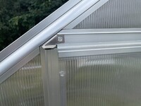 Skleník VITAVIA TRITON 2500 čiré sklo 3 mm stříbrný LG3650