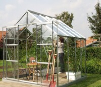 Skleník VITAVIA URANUS 6700 čiré sklo 3 mm stříbrný LG1035
