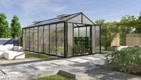 Skleník VITAVIA ZEUS COMFORT 15700 PC 10 mm černý LG276