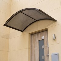 Stříška nad dveře LANITPLAST ARCUS 160/90 hnědá LG1161