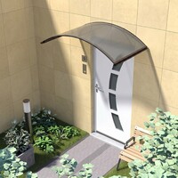 Stříška nad dveře LANITPLAST ARCUS 160/90 hnědá LG1161